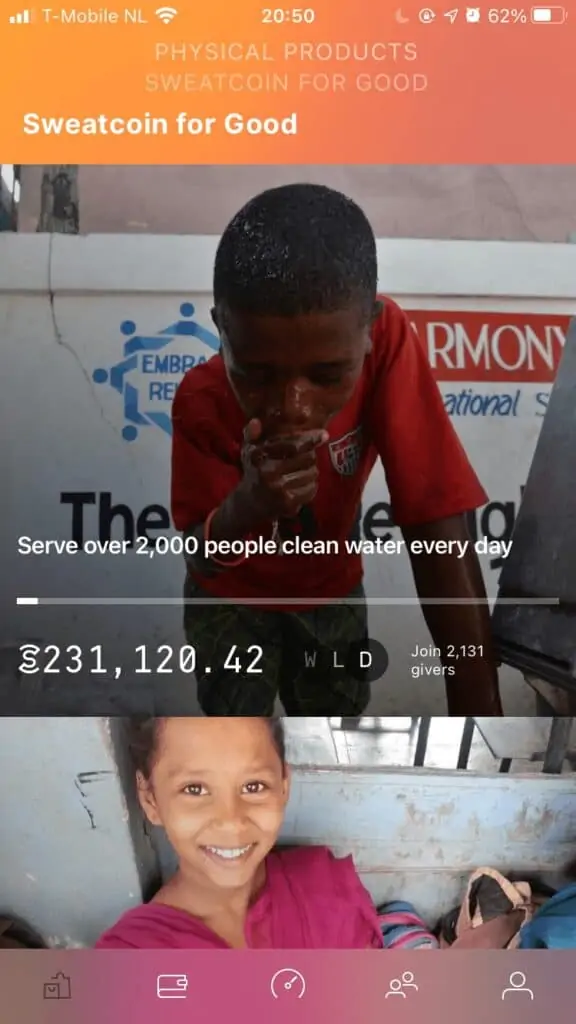 Sweatcoin For Good