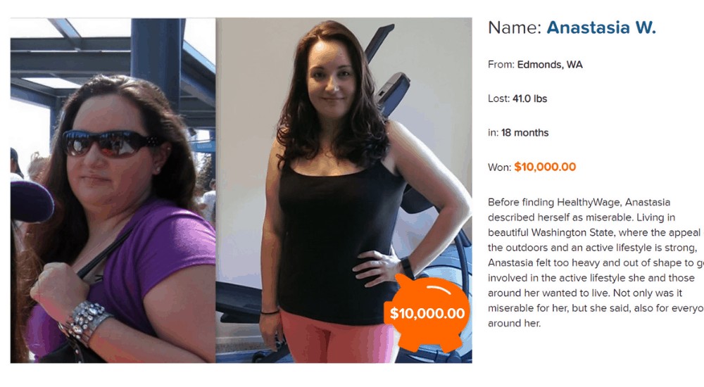 HealthWage Winner Anastasia