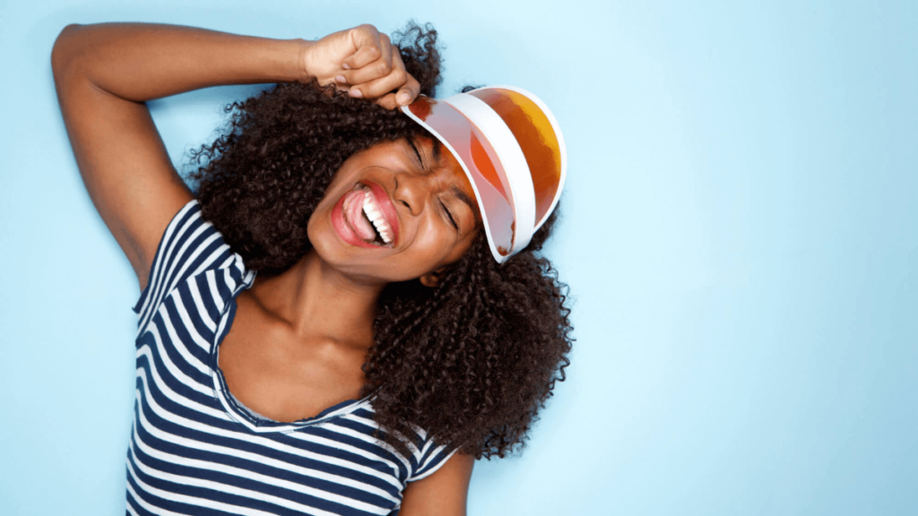 Woman Looking Happy With Cap Smiling MSN