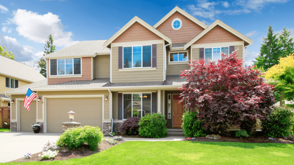 House and Home with Garage with Garden Yard MSN