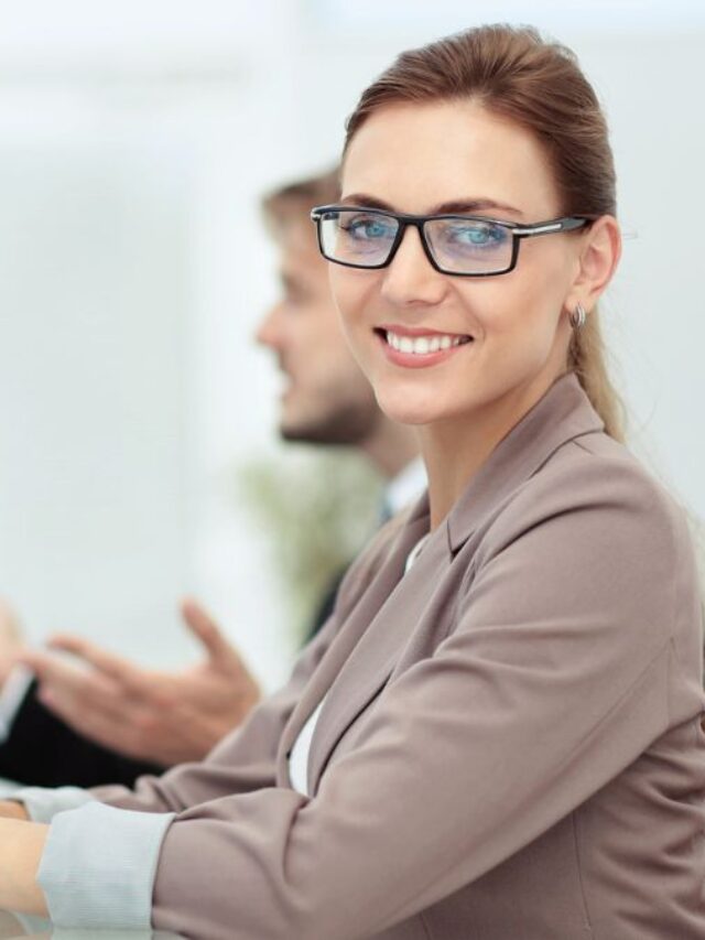 Working Woman Smiling