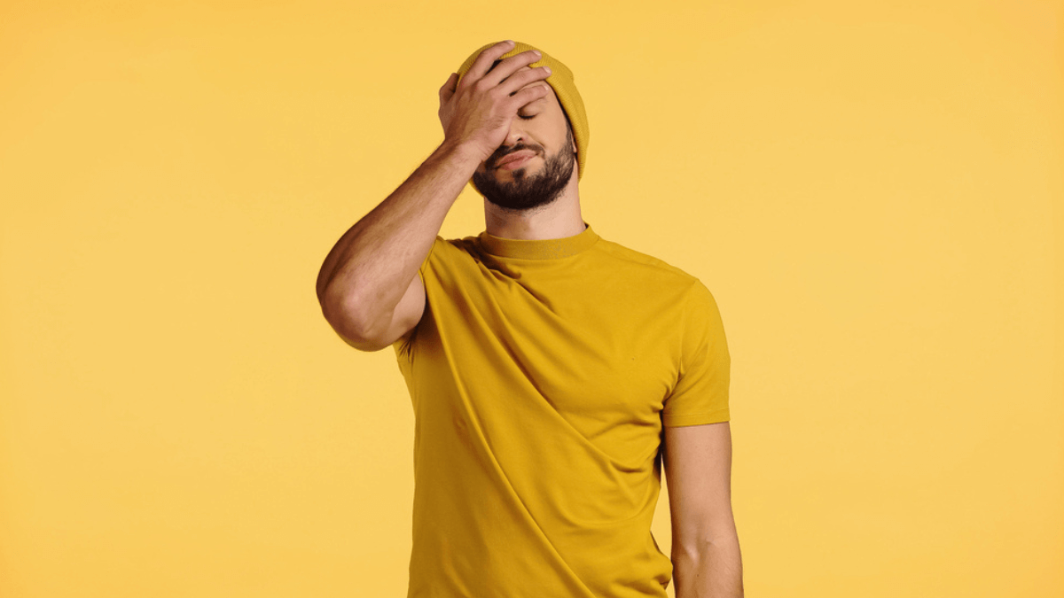 A man facepalming - MSN