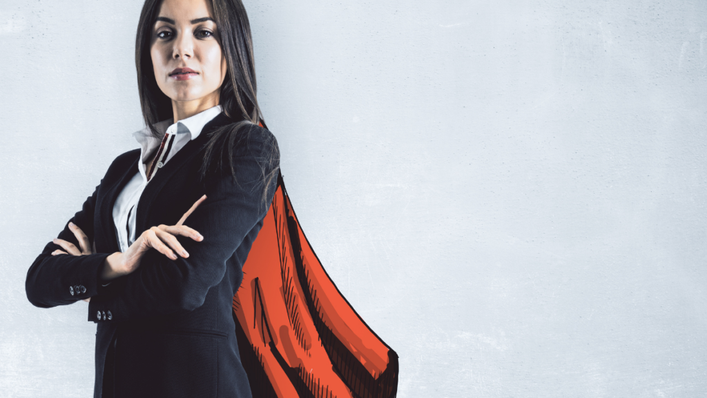 Businesswoman With Cape MSN
