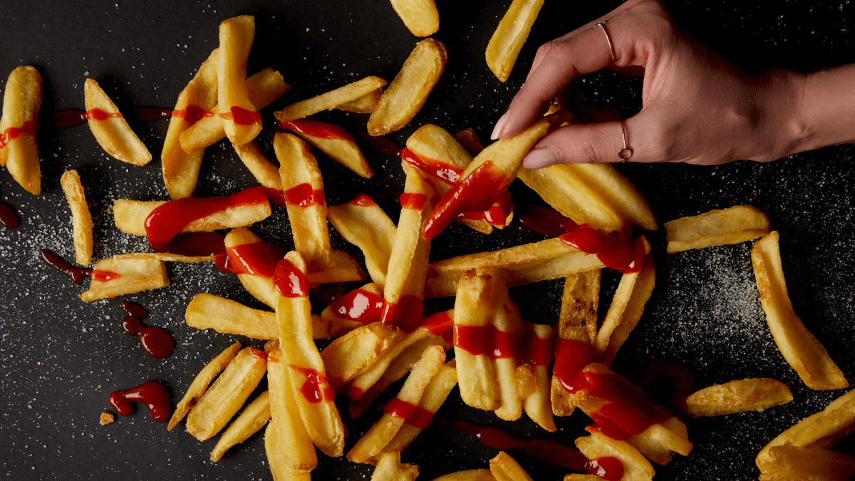 Fries with Ketchup Fried Potato Fast Food Eating MSN