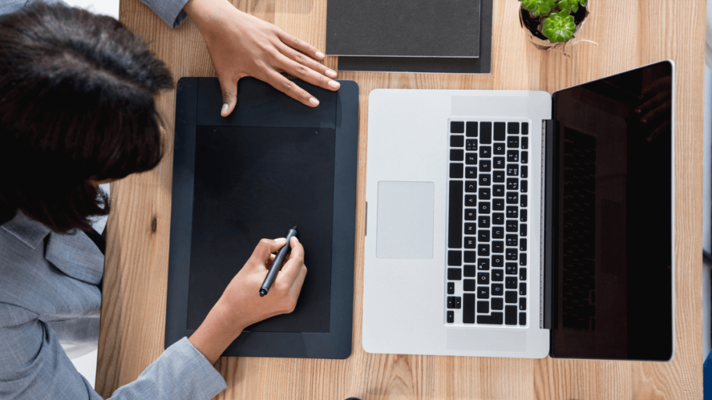 Graphic Designer Drawing on Tablet MSN