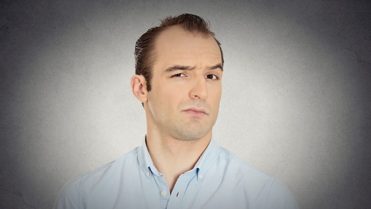 Man With Skeptical Facial Expression MSN