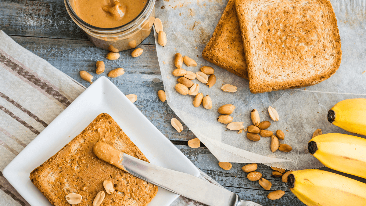 Peanut Butter with Banana on Toast Food Baking MSN