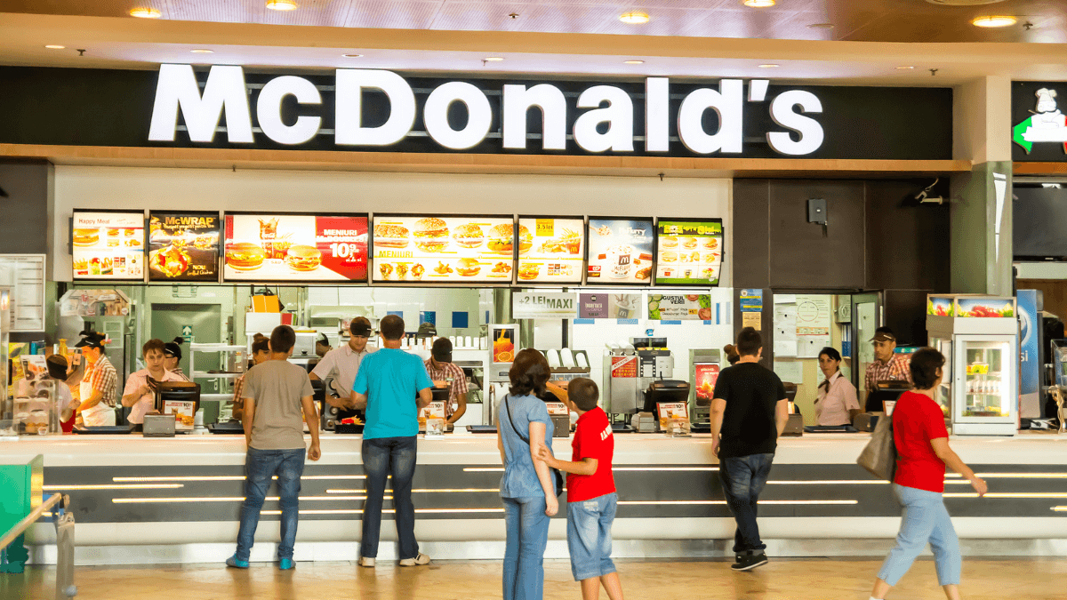People Ordering Fast Food at McDonalds MSN