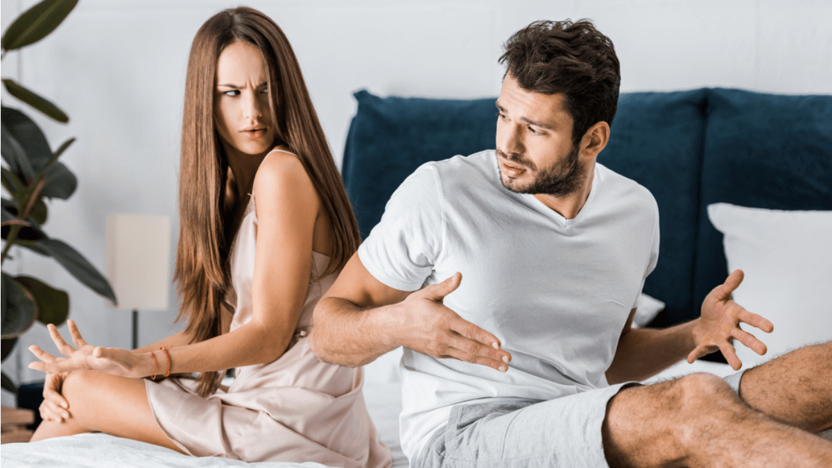 Unhappy couple frustrated with each other - MSN
