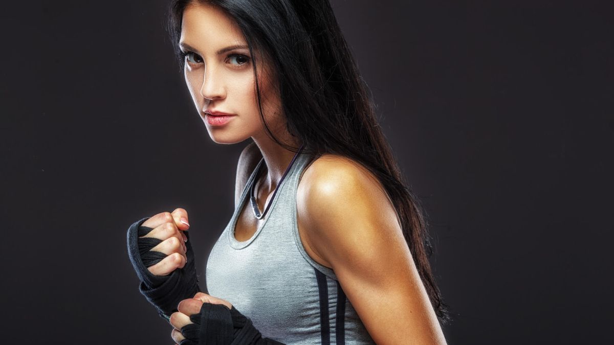 Woman Boxer Portrait MSN