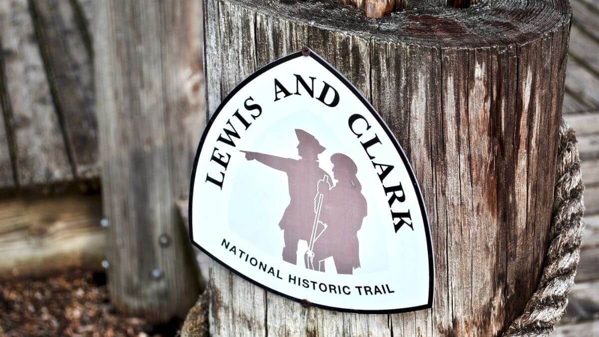 Lewis And Clark Trail Sign MSN