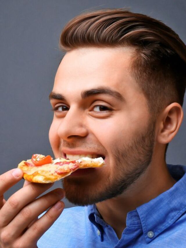 Man Eating Pizza MSN
