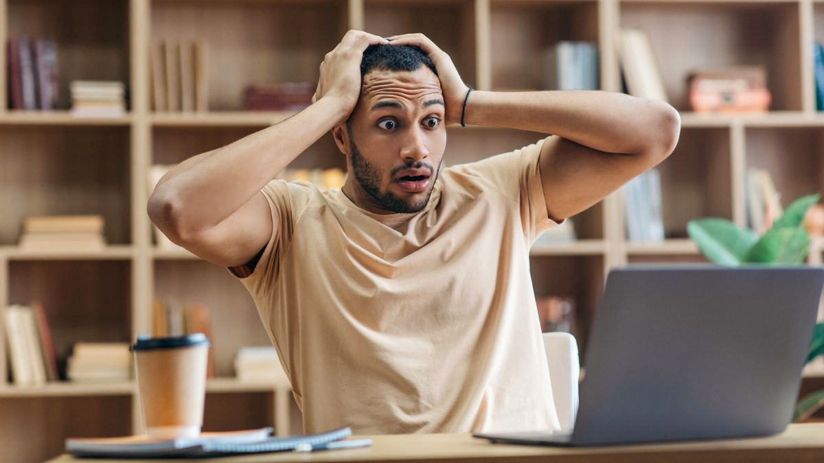 Completely Shocked Man MSN