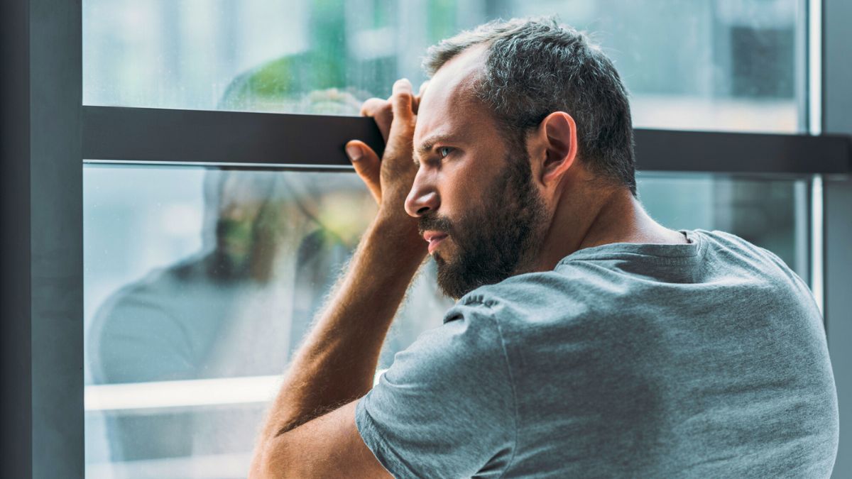 Lonely Man by the Window MSN