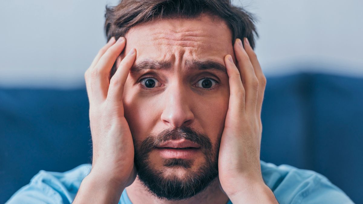 Man Looking Scared MSN