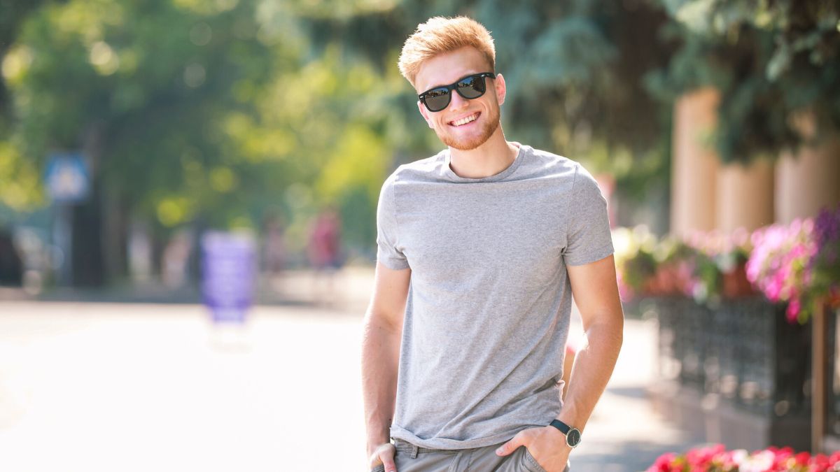 Man in Shirt Smiling MSN