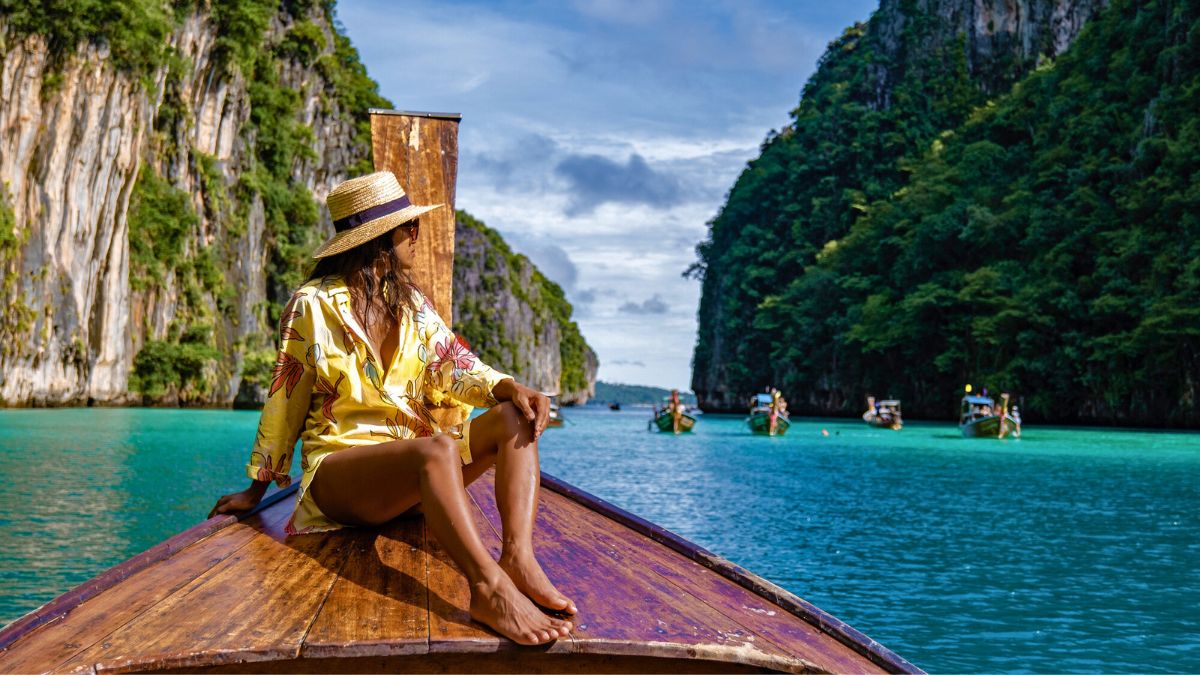 Woman Having Fun in Phuket MSN