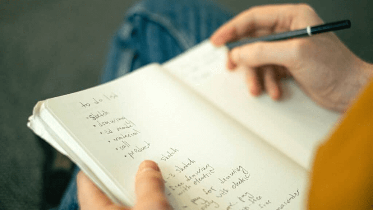 Writing On To Do List Notebook MSN
