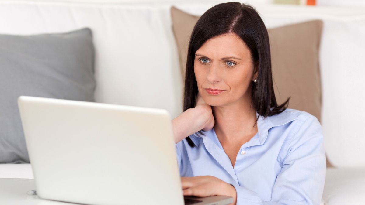 Woman Looking Serious MSN