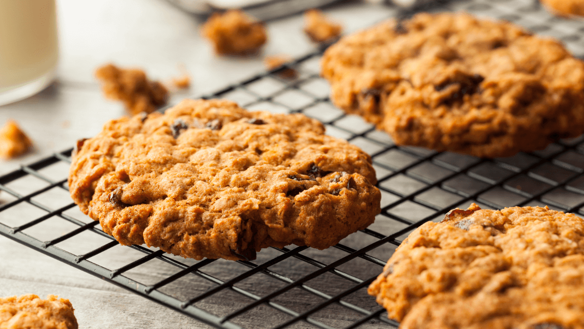 food - oatmeal cookies baked selfmade msn