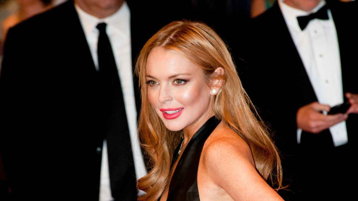 Actress Lindsay Lohan.