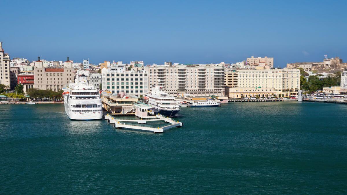 Cruise Port San Juan, Puerto Rico -Sea-Ships-Hotel Buildings-MSN
