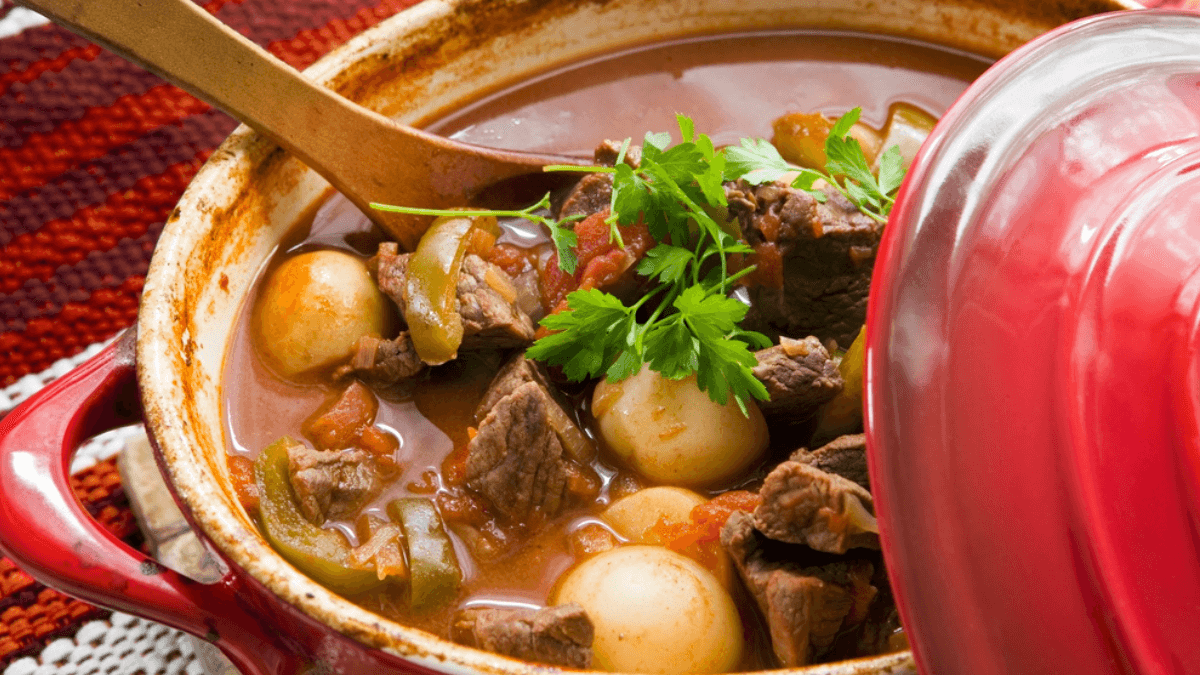 Beef goulash in a crock pot MSN