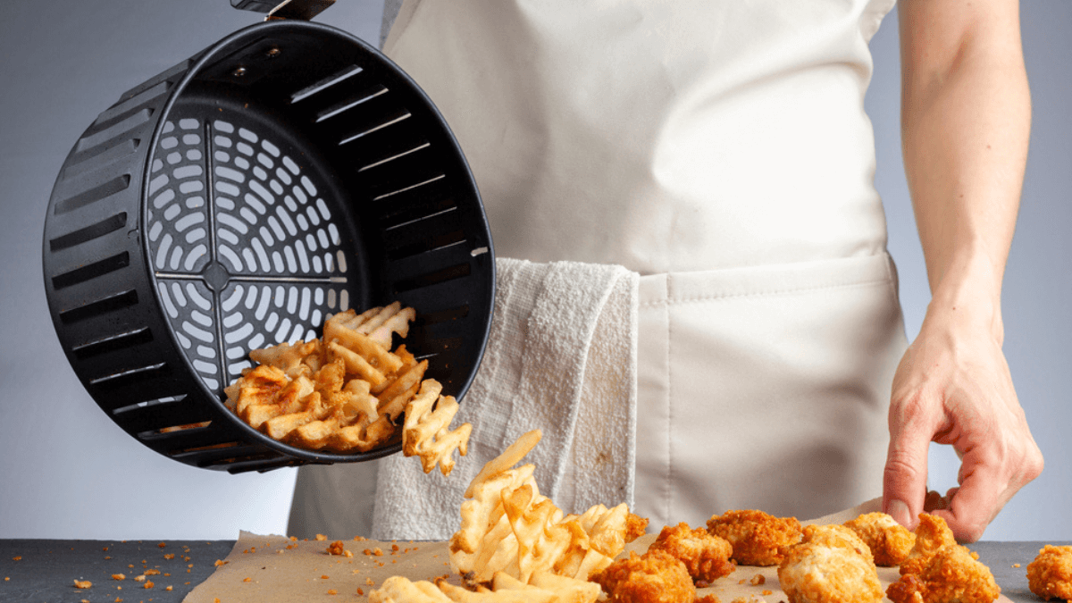 Cooking potato with air fryer MSN
