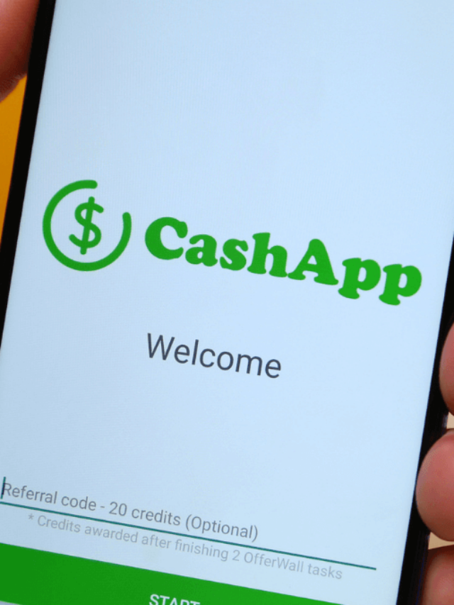 Cash app on the phone on hand MSN