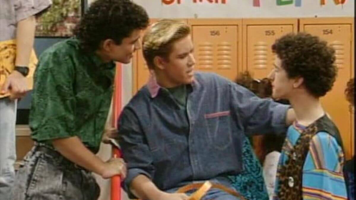Saved By The Bell - Dustin Diamond - Mario Lopez - Mark Paul Gosselaar - MSN