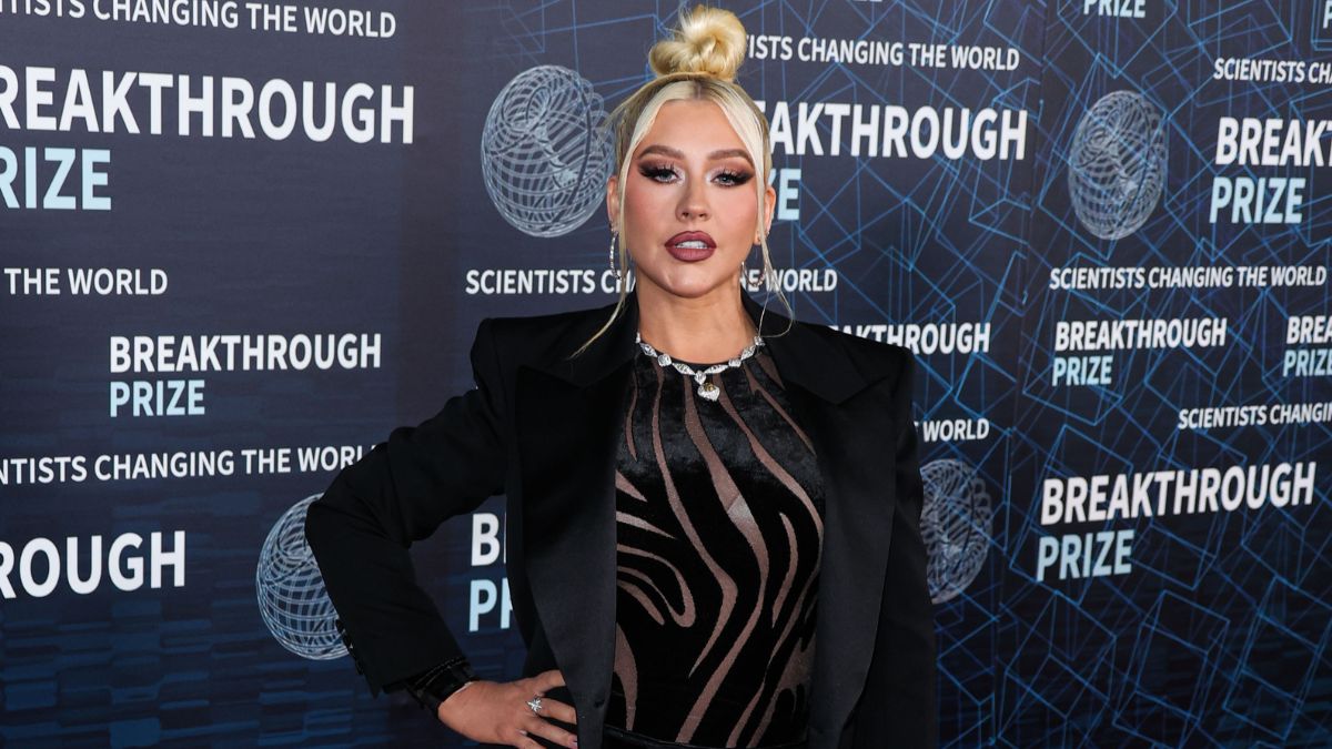 Christina Aguilera (Xtina) arrives at the 9th Annual Breakthrough Prize Ceremony MSN