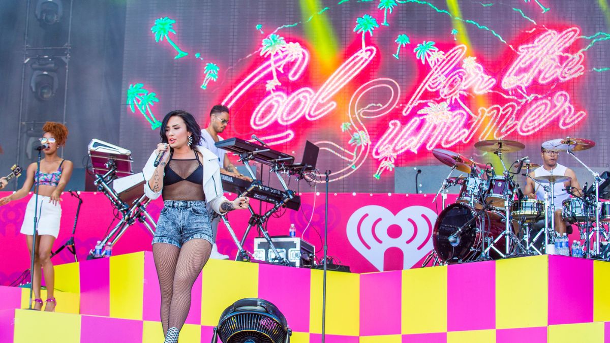 Demi Lovato in iHeartRadio MSN