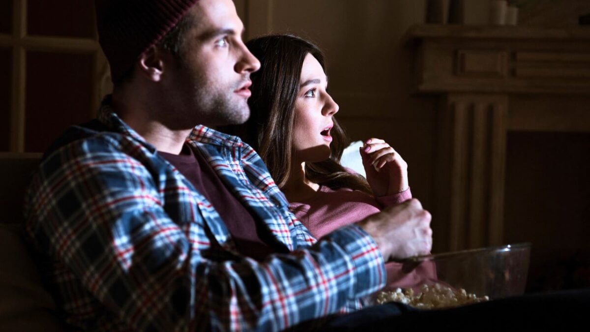 Couple Watching TV