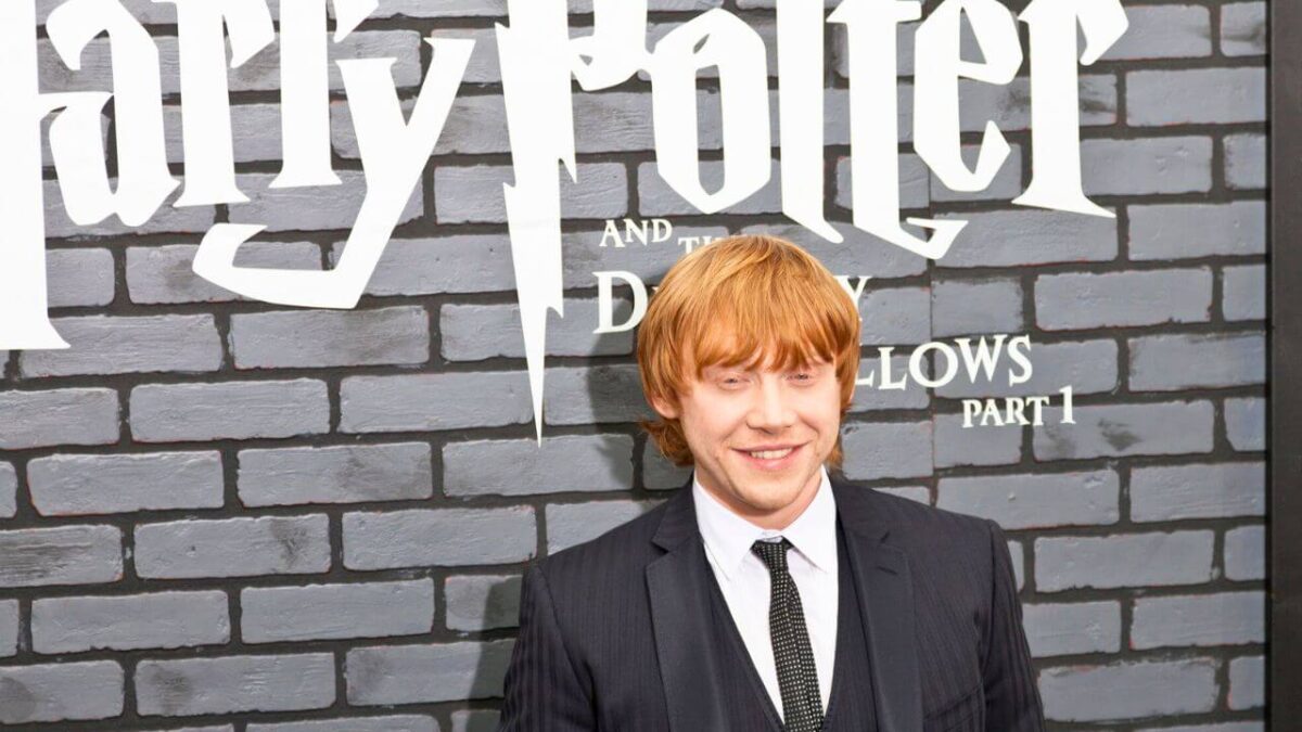 Actor Rupert Grint at premiere of Harry Potter and Deathly Hallows Part 1