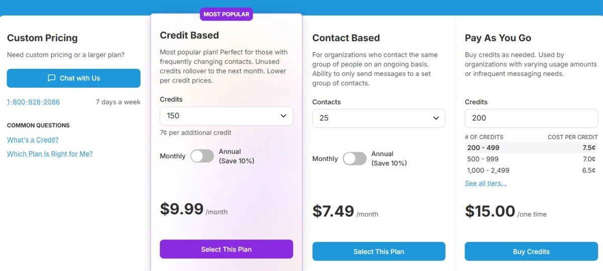 DialMyCalls Pricing