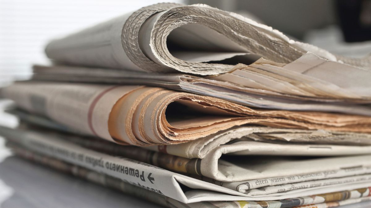 Stack of Newspapers MSN
