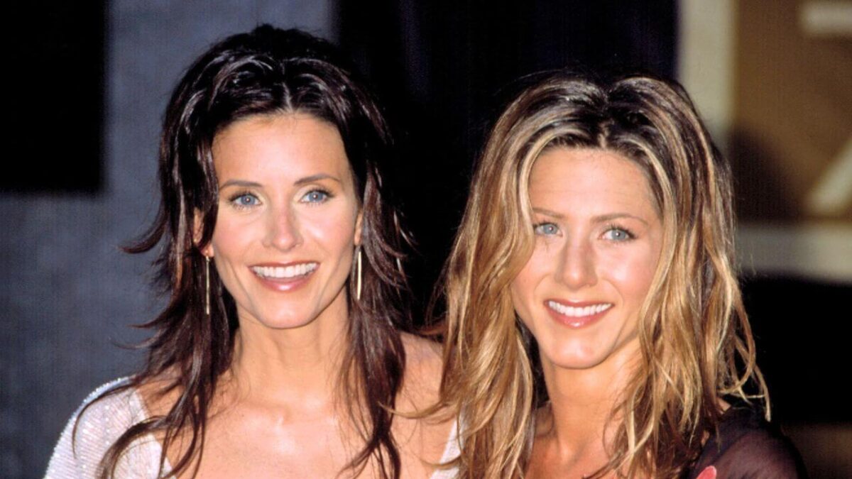 Courteney Cox Arquette and Jennifer Aniston