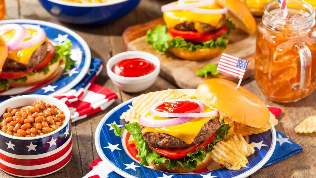 Homemade Memorial Day Hamburger Picnic